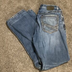 BKE Men's Bootcut Jeans in Light Blue